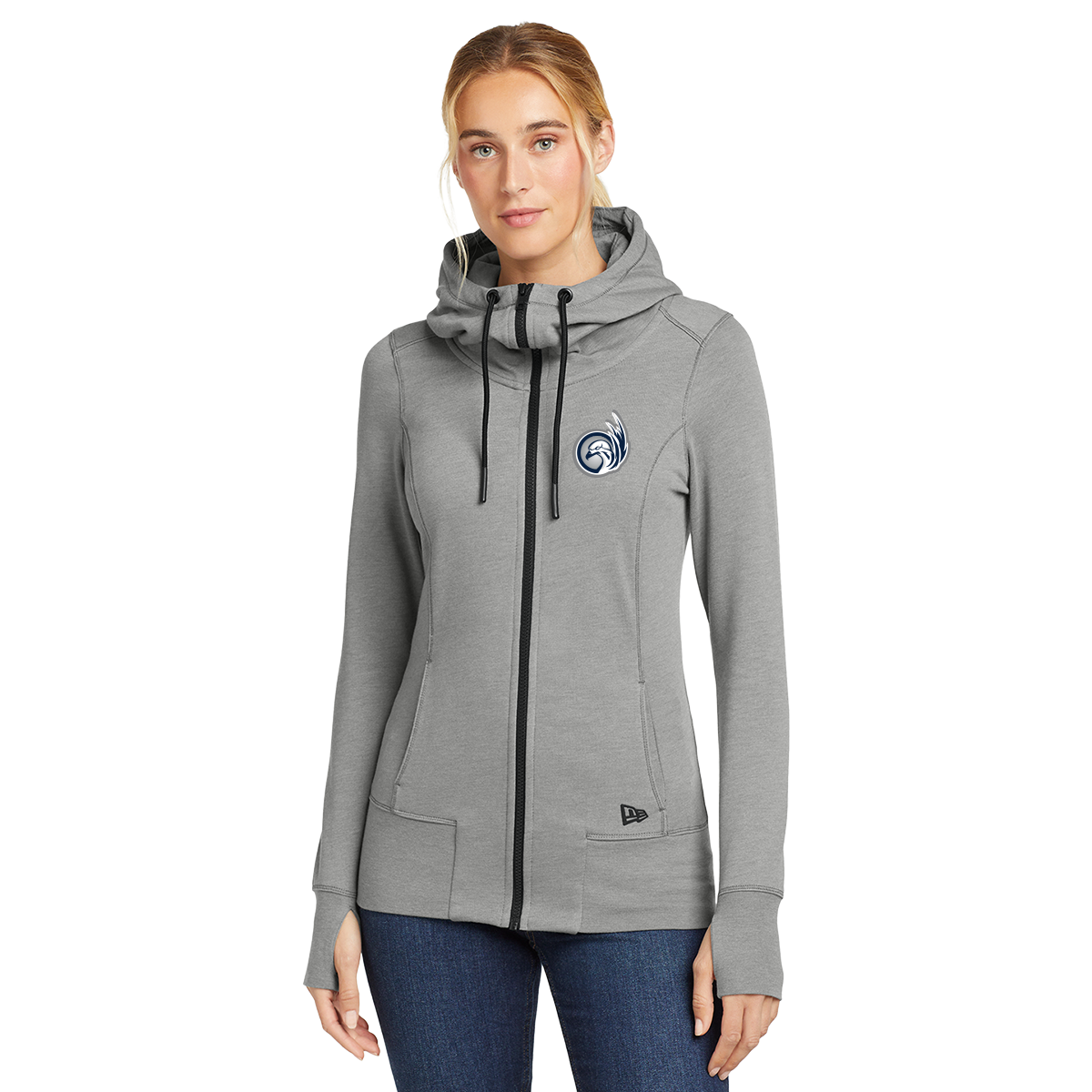 SAN_LNEA511_lightweight_jacket_NEST_ShadowGreyHeather SanMar LNEA511 NEST Hockey, Shadow Grey Heather