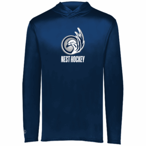 NEST lightweight performance hoodie, navy